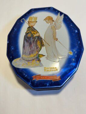 Snickers Norman Rockwell 2002 Limited Edition Christmas Collectible Tin
